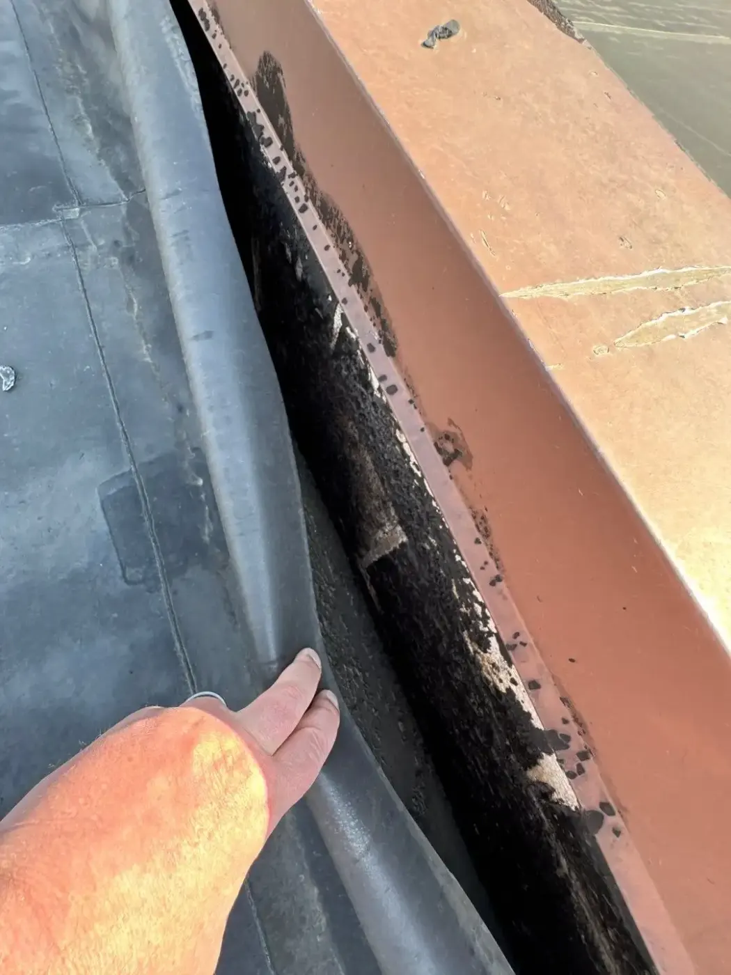 Commercial roof inspection documented in Schererville