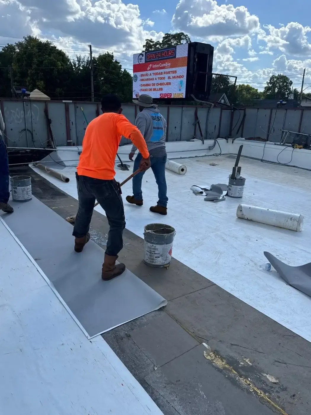 Flashing and seam work in Schererville